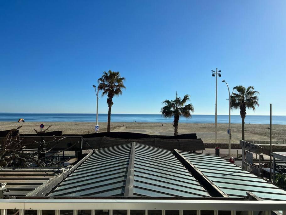 Le Carrousel - Apt Vue Mer - Plage A 10 M - Clim - Wifi Canet-en-Roussillon Extérieur photo